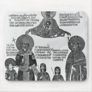 Manuel Palaeologus geschützt durch Jungfrau Mary Mousepad