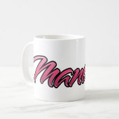 Manuela faded pink Tasse Teetasse Kaffeetasse (Vorderseite Links)