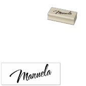 Manuela Name im dekorativen Schriftart Gummistempel (Stempel)