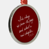 Manuell angefertigt Beginn einer neuen spirituelle Ornament Aus Metall (Rechts)