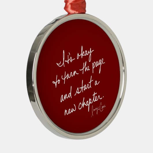 Manuell angefertigt Beginn einer neuen spirituelle Ornament Aus Metall (Rechts)