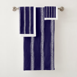 Manuell Gezeichnet Muster für Braid-Doodle-Muster  Badhandtuch Set