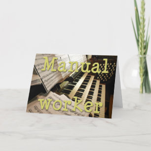Manuelle Arbeitskarte Karte