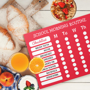 Manuelle Routine-Checkliste Editor benutzerdefinie Notizblock