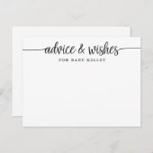 Manuelle Skriptanleitung und Wunschkarte Postkarte (Vorne/Hinten)