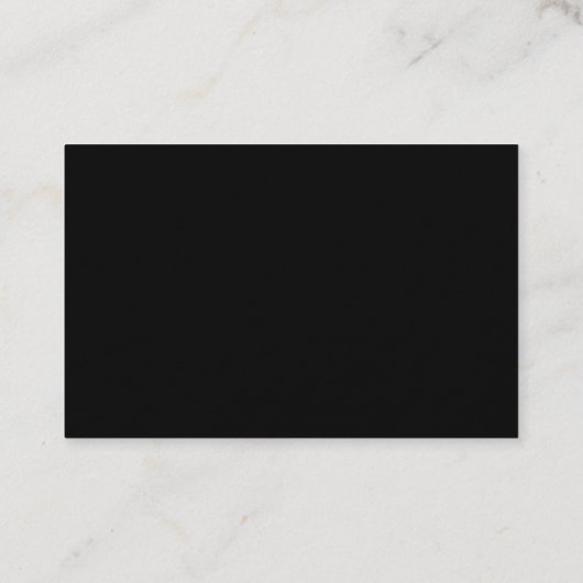 Manuelle Skriptminimalistische Elegante Moderne Vo Visitenkarte (Rückseite)