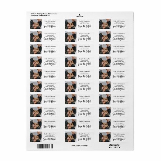 Manuelle SkriptWedding Save the Date Foto (Vorne)