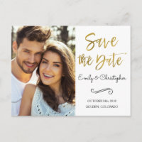 Manuelle SkriptWedding Save the Date Foto