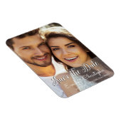 Manuelle SkriptWedding Save the Date Magnet (Rechte Seite)