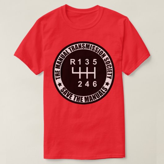 Manuelle Übertragungsgesellschaft Rettete die Hand T-Shirt (Design vorne)