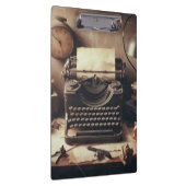 Manuelle Vintage antike Schreibmaschine Brown Sepi Klemmbrett (Rechts)