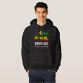 Manueller Bruder Puzzle Special Autismus Bewusstse Hoodie (Vorne ganz)