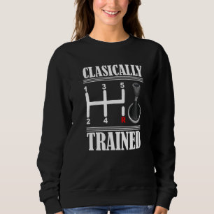 Manueller Transmissionsvorgang für klasisch geschu Sweatshirt