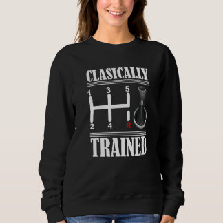Manueller Transmissionsvorgang für klasisch geschu Sweatshirt