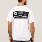 Manuelles Getriebe Der Original-Gaming-Controller T-Shirt (Rückseite)