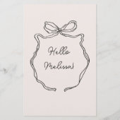 Manuelles Menü mit dem Namen der schwarzen Schleif (Rückseite)