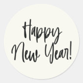 Manuelles Zeichnen von Skripten für benutzerdefini Runder Aufkleber (Vorderseite)