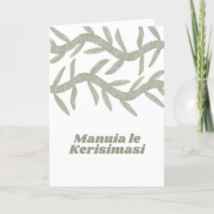 Manuia le Kerisimasi Dankeskarte