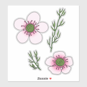 Manuka-Blume Aufkleber