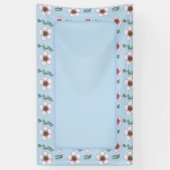 Manuka-Blume Banner (Vertikal)