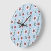 Manuka-Blume Große Wanduhr (Winkel)