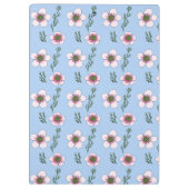 Manuka-Blume Klemmbrett (Rückseite)