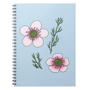 Manuka-Blume Notizblock