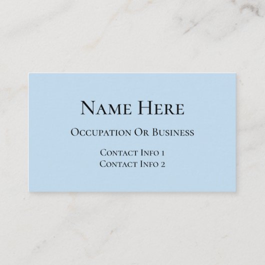 Manuka-Blume Visitenkarte (Rückseite)