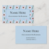 Manuka-Blume Visitenkarte (Vorne/Hinten)