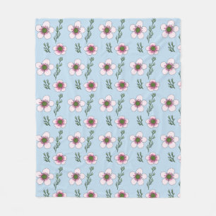 Manuka-Blüten Fleecedecke