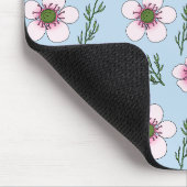 Manuka-Blüten Mousepad (Ecke)