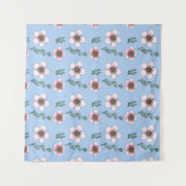 Manuka-Blüten Wandteppich (Vorderseite (Horizontal))