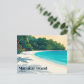Manukan-Insel Malaysia Postkarte (Stehend Vorderseite)