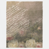 Manuscript d'Amour - Fleece Blanket (Vorderseite)