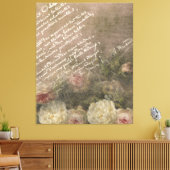 Manuskript d'Amour - gedruckte Leinwand (Insitu (Wohnzimmer))