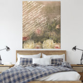 Manuskript d'Amour - gedruckte Leinwand (Insitu (Schlafzimmer))