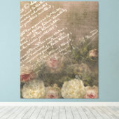 Manuskript d'Amour - gedruckte Leinwand (Insitu (Holzboden))