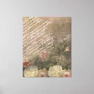 Manuskript d'Amour - gedruckte Leinwand