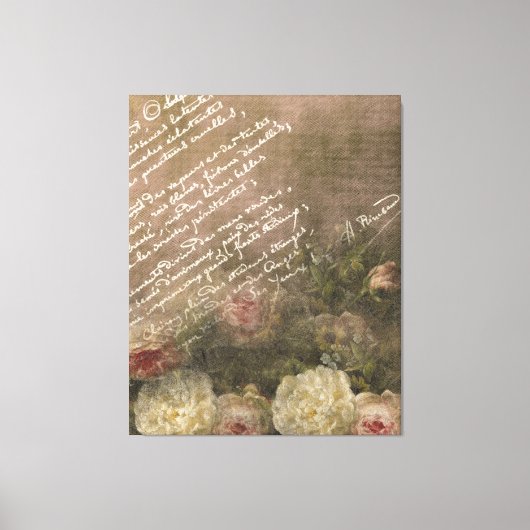 Manuskript d'Amour - gedruckte Leinwand (Vorderseite)