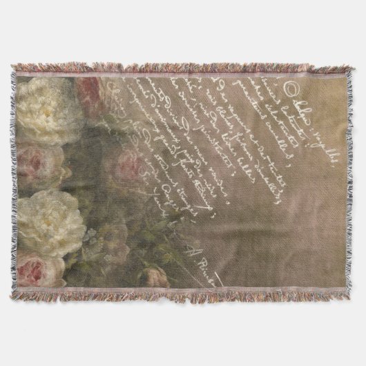 Manuskript d'Amour - Werftblanket Decke (Vorderseite)