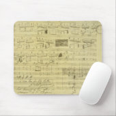 Manuskript Frederic Chopin mousepad (Mit Mouse)