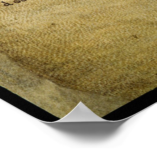 Manuskript - Kanonie von Westminster, Old Middlese Poster (Ecke)