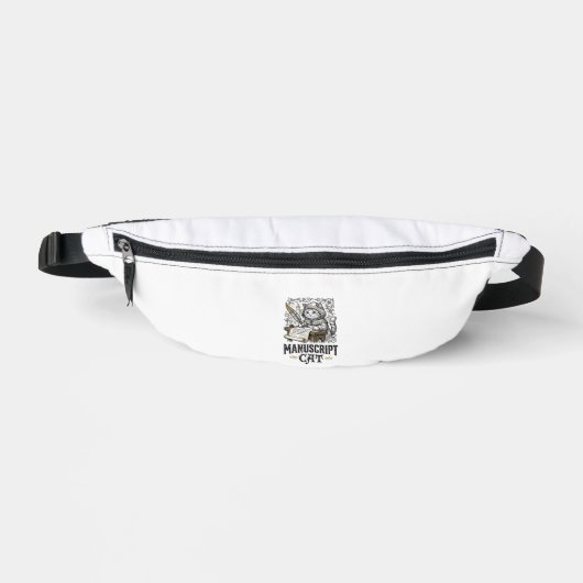 Manuskript Katze Mittelalterliche Manuskript Vinta Bauchtasche (Vorderseite)