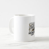 Manuskript Katze Mittelalterliche Manuskript Vinta Kaffeetasse (Vorderseite Links)