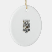 Manuskript Katze Mittelalterliche Manuskript Vinta Keramik Ornament (Rechts)