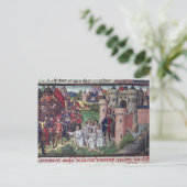Manuskript von Jean Vauquelin Postkarte (Stehend Vorderseite)