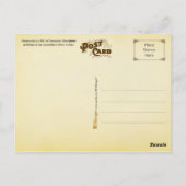 Manuskript von Pausanias' Beschreibung Griechenlan Postkarte (Rückseite)