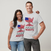 Manx American Roots, Isle of Man T-Shirt (Unisex)
