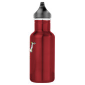 Manx Beine Isle of Mans Flaggen-3 des Mannes Edelstahlflasche (Rechts)