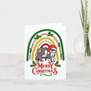 Manx Cat Merry Christmas Karte